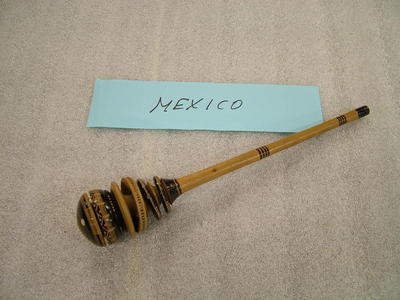 Chocolate Frother, Wood, Mexico