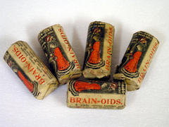 Container, Patent Medicine Brain-oids, 1 Only