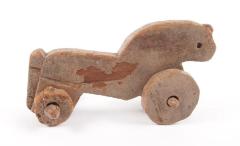 Roman-Egyptian Wooden Toy Horse 