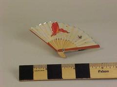 Miniature Fan With Butterflies