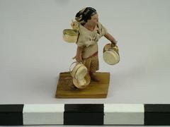 Figurine, Basket Seller