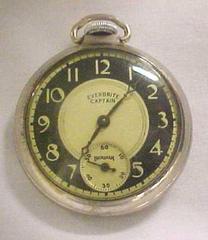 Man's Pocket Watch, Everbrite Captain