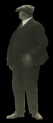 PNG, Man looking left over shoulder