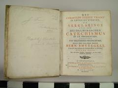 Book, Dutch Language Catechism, 1742