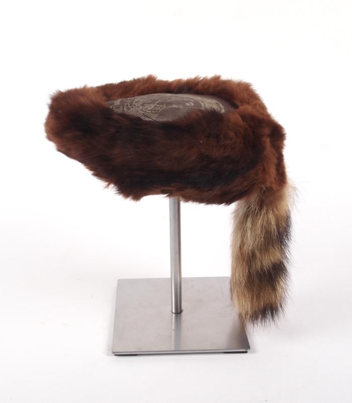 Hat, Davy Crockett Raccoon Skin Cap 