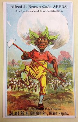 Trade Card, Alfred J. Brown Co.'s Seeds