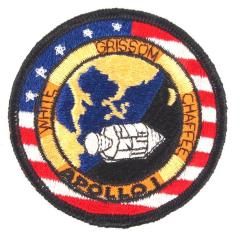 Patch, Apollo I, Chaffee, Grissom, White, Space Program