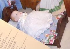 Doll Bed With Mattress, Sheet, Pillow And Quilt (5 Pcs.)