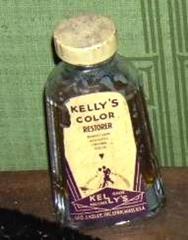 Bottle, Kelly's Color Restorer