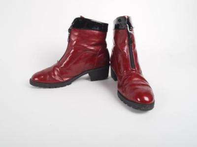 Pair Of Zip-up Boots