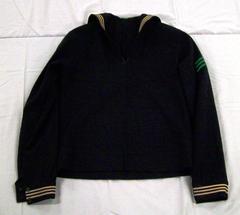 Wool Jumper, Wwii-era Navy/coast Guard Dress Blue Enlisted Uniform