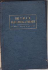 Book, 'the Y.W.C.A. Blue Book Of Menus'
