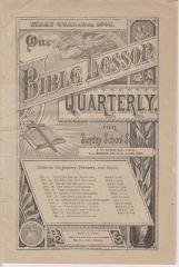 Booklet, 'our Bible Lesson Quarterly For Sunday School Scholars'