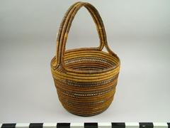 Basket, Woven Pandanus Fiber