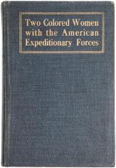 Book, Two Colored Women with the American Expeditionary Forces