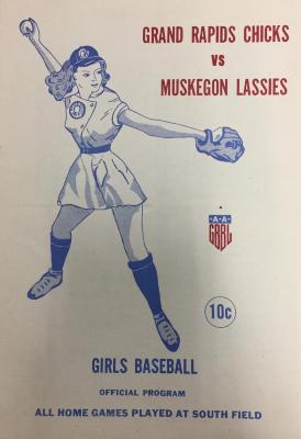 Program, 1948, Grand Rapids Chicks Vs Muskegon Lassies, Girls Baseball,  Official Program, All-american Girls Baseball League Archival Collection #66
