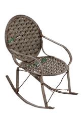 Miniature, Woven Rocking Chair