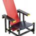 Miniature,  Roodblauwe Stoel Chair