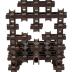 Miniature, Crown Thorn Tramp Art Chair