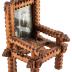 Miniature, Tramp Art Chair