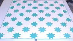 Quilt, Pieced, Lemoyne Star Pattern