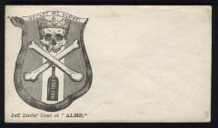 Civil War Envelope, Jefferson Davis' Coat Of Alms"