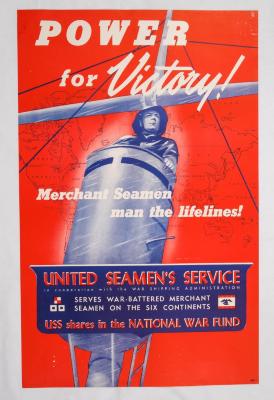 Poster, USS, Power for Victory