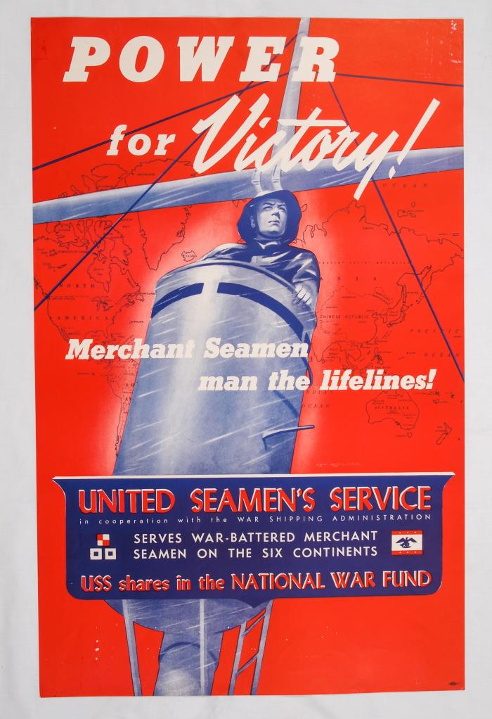 Poster, USS, Power for Victory