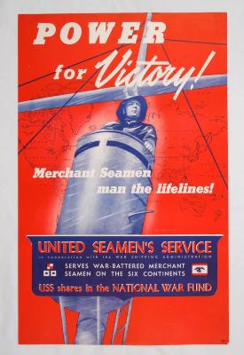 Poster, USS, Power for Victory