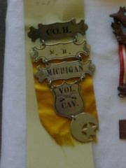 Insignia, Michigan Co. H. Volunteer Calvary Medal