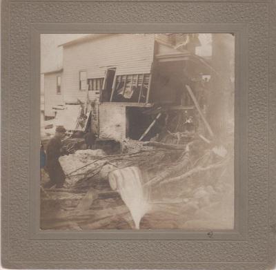 Photograph, Reservoir Flood Damaged Home