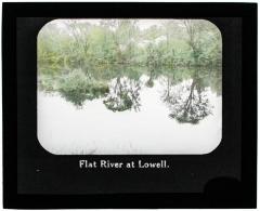 Lantern Slide, Flat River at Lowell