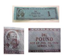 Revenue Stamp, U.S.I.R. One Pound Act, Series 125, Tobacco Revenue