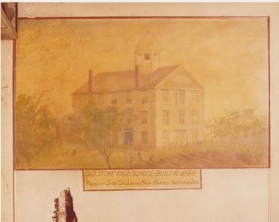 Photograph, Old Stone High School Mural