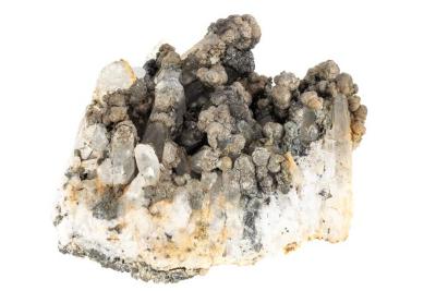 Marcasite on Quartz