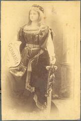 Photograph, Woman With Germania Shield And Giant Sword, K.3.2