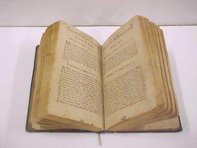 Book, Bible, Epistles And Gospels,  Louis Campau, 1812