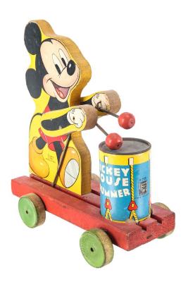 Mickey Mouse Drummer Pull Toy