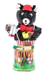 Coffeetime Bear Mechanical Toy