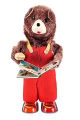 Cubby the Reading Bear Wind-Up Toy