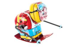 Skier Wind-Up Toy