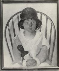 Photograph, Gerrit A. Beneker "My Daughter Helen" Painting