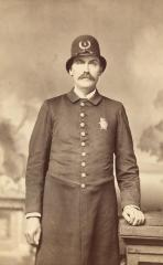 Photograph, Hubert Groff in Police Uniform