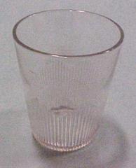 Tumbler, Early Diamond Pattern, Clear