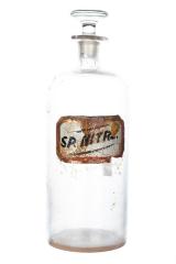 Apothecary Bottle, Sp. Nitre