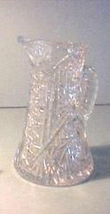 Cut Glass Water Pitcher