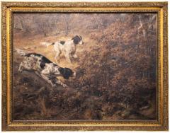 Painting, Two Hunting Dogs