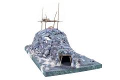 Model, Alaskan Native Underground House