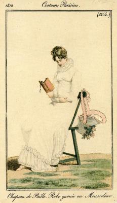 Card, Trade, Picture Of A Woman Seated, Reading A Book