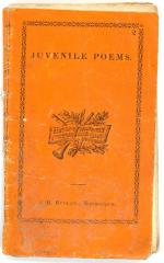 Booklet, 'juvenile Poems'